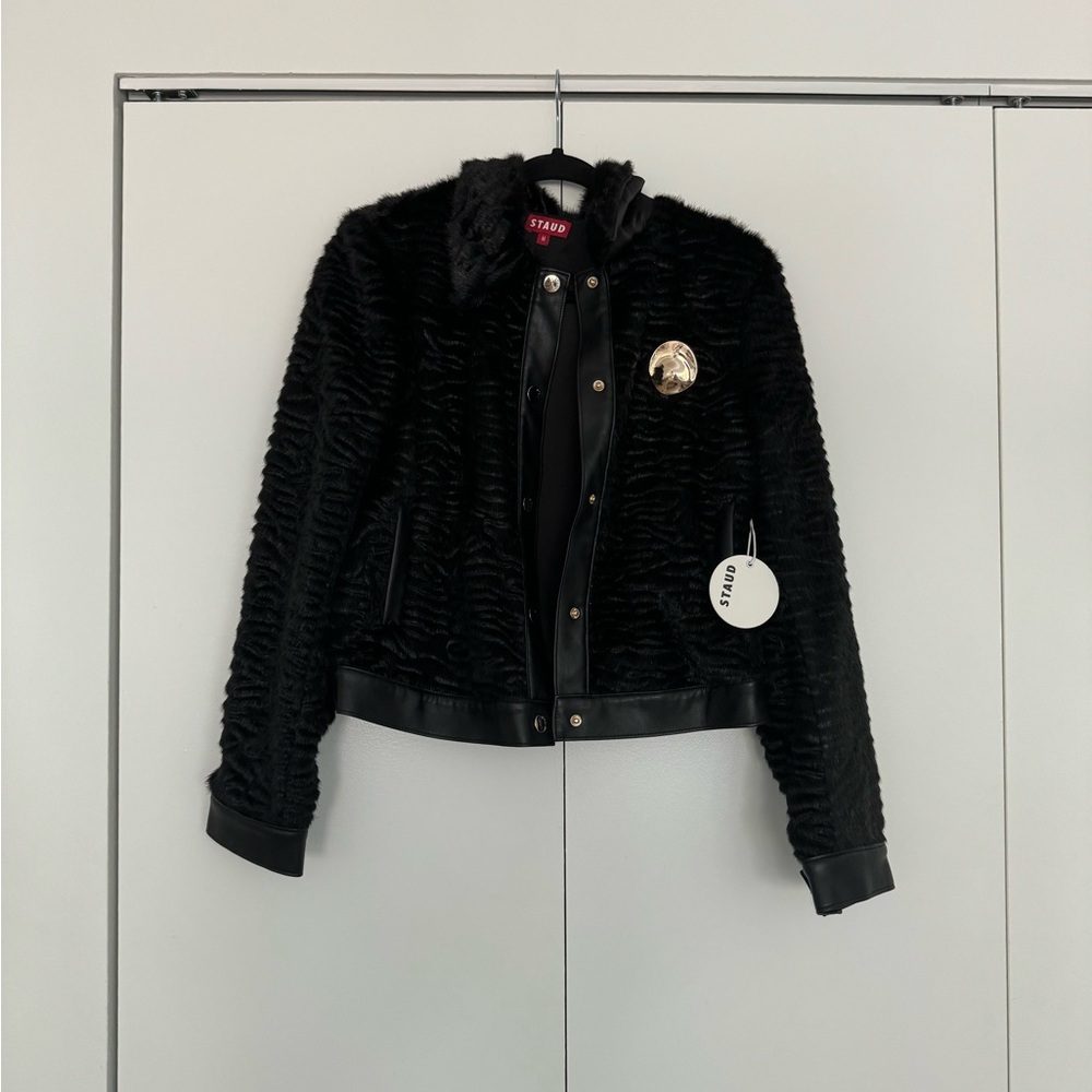 New w/Tags Staud Faux Fur Jacket